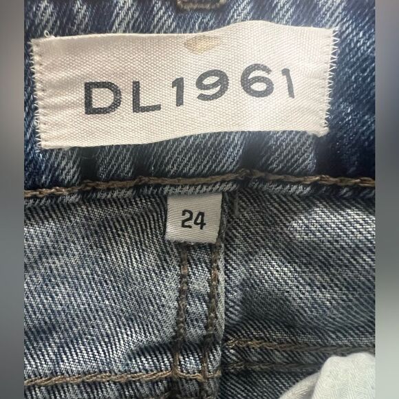 DL1961 Goldie High Rise boyfriend Tapered Skinny in Paradox size 24 edgy - Picture 4 of 12